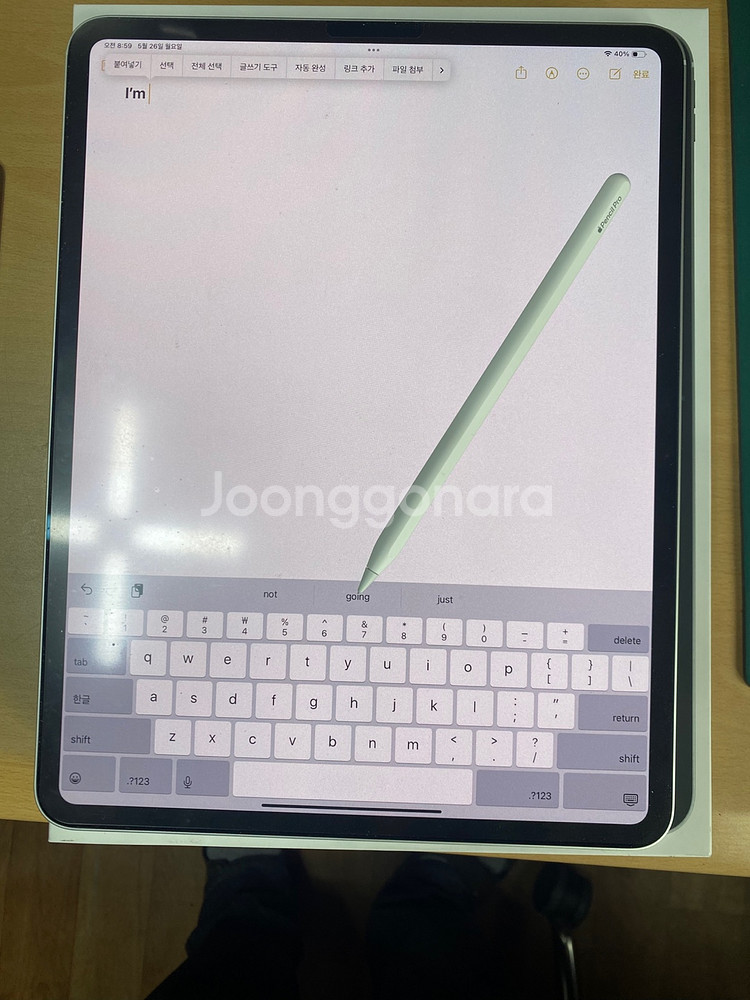 아이패드 프로13 M4 256 WiFi 애플펜슬프로--7