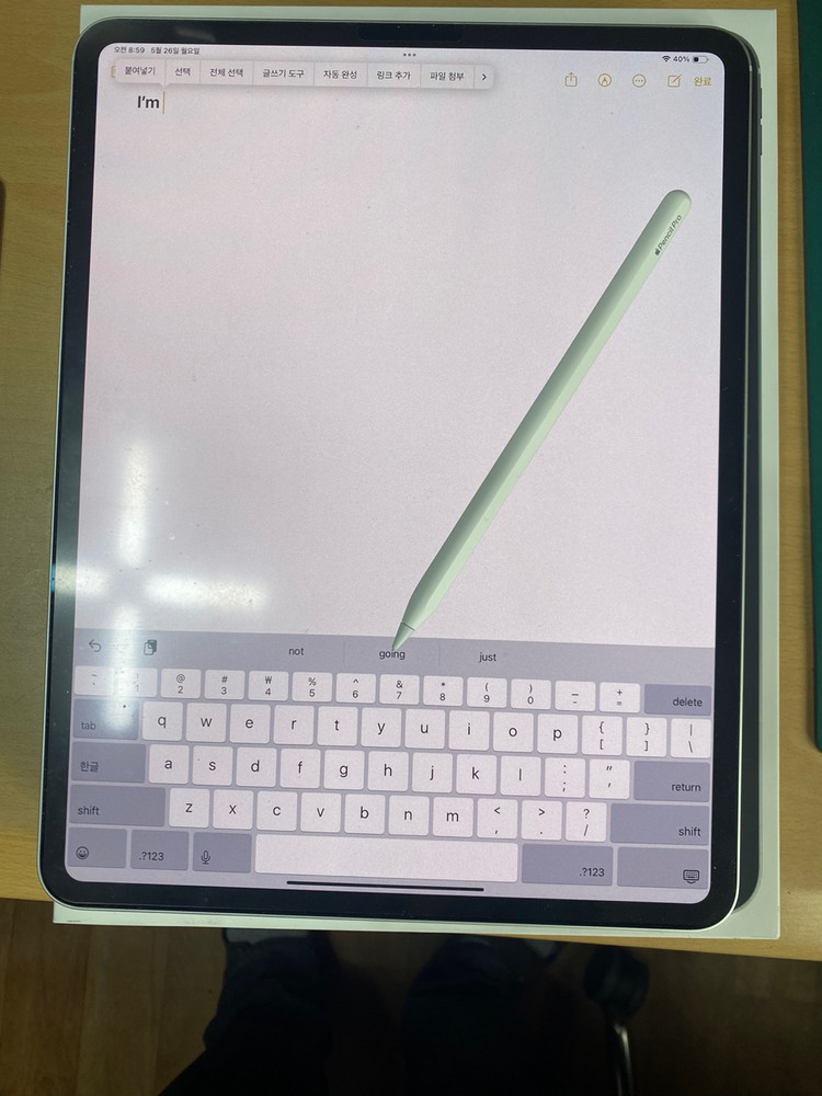 아이패드 프로13 M4 256 WiFi 애플펜슬프로 이미지