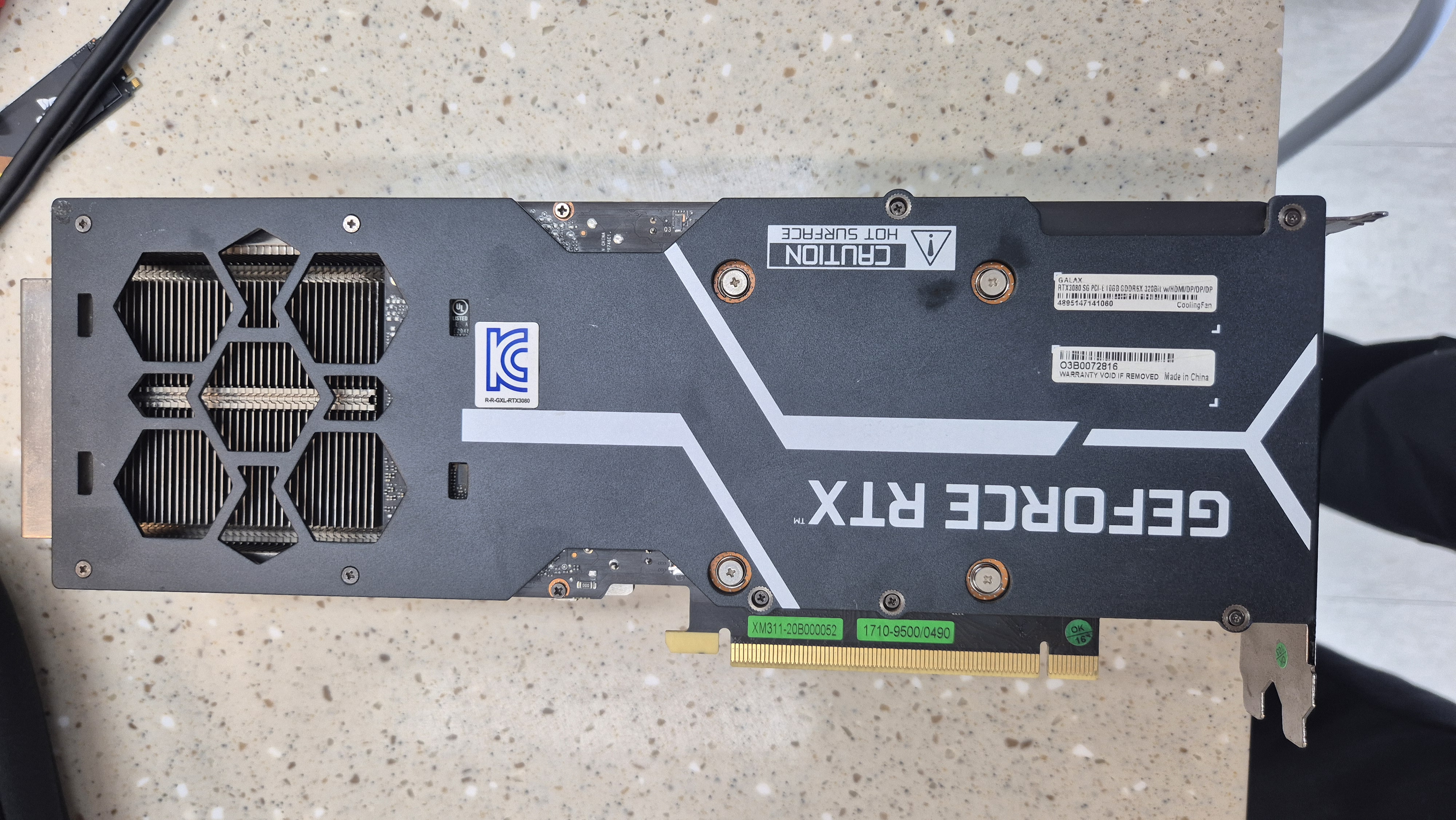 갤럭시 RTX3080 10GB 중고
