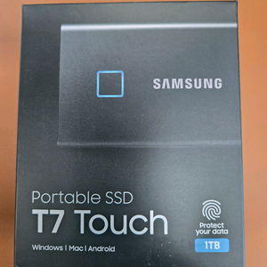 삼성 포터블 SSD 외장하드 T7 1TB