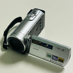 희귀) 소니 hdr-cx170 빈티지 캠코더 실버