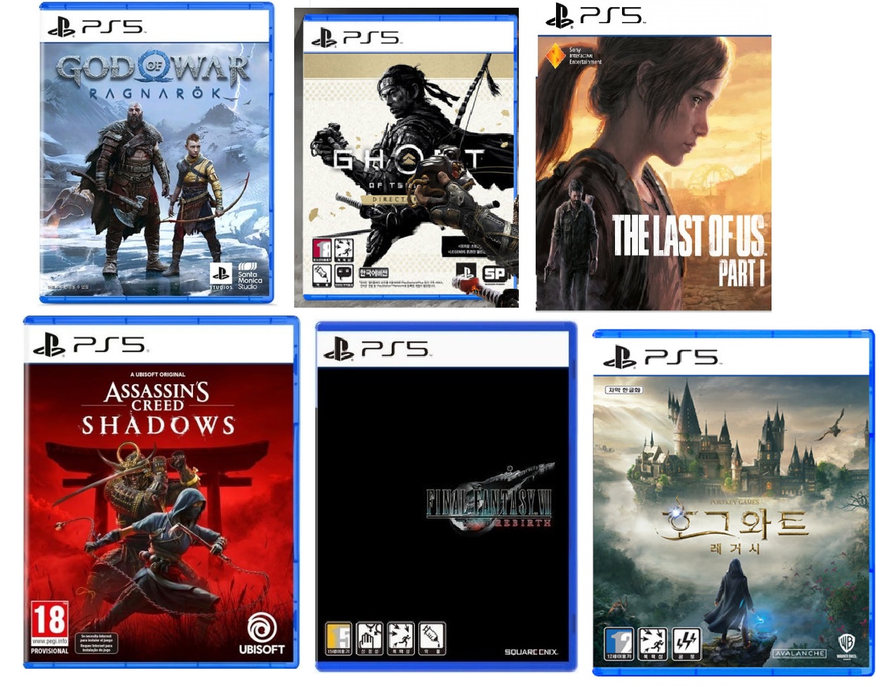 PS5 인기게임CD 여러장 판매합니다.