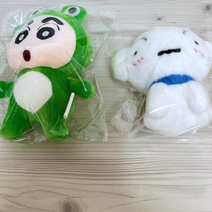 짱구 cgv 캘린더 + 개구리 인형 + 흰둥이 인형