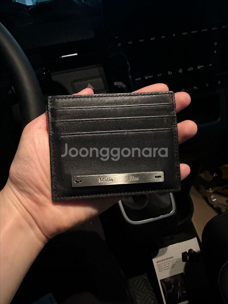 마뗑킴 카드지갑 블랙--1