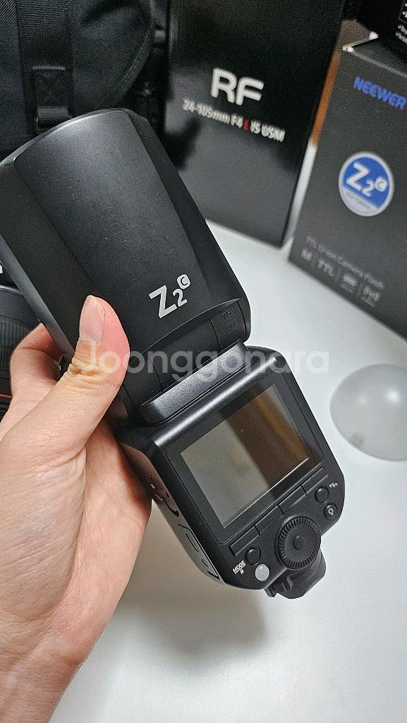 R6mark2 , Rf24-105, neewer z2--3