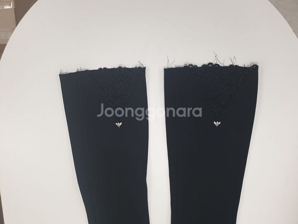 캐주얼 블랙 나팔바지 슬림핏 하이웨스트 얇은 부츠컷 빅--6