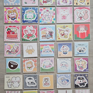 도무송 60세트 , 인스 27세트 , 떡메모지 22세트