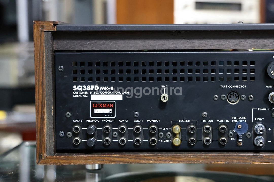 럭스만 명기 SQ-38FD MKII 진공관 인티앰프--8