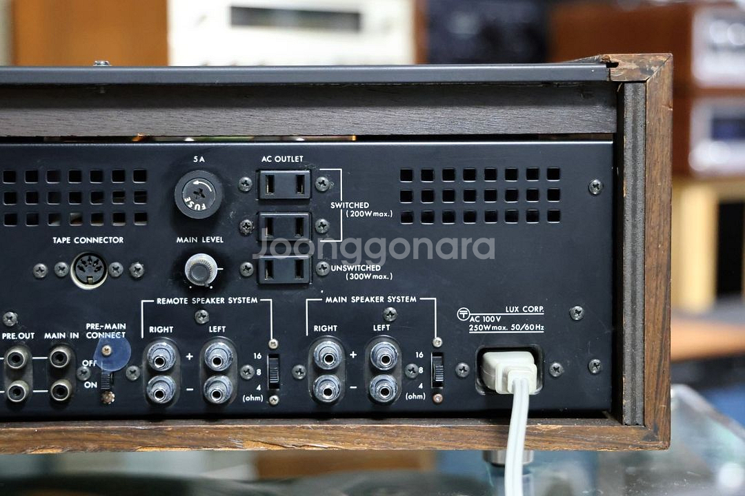 럭스만 명기 SQ-38FD MKII 진공관 인티앰프--9