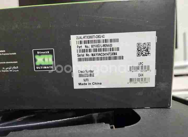 ASUS RTX3060TI 8GB 판매 급처합니다--5