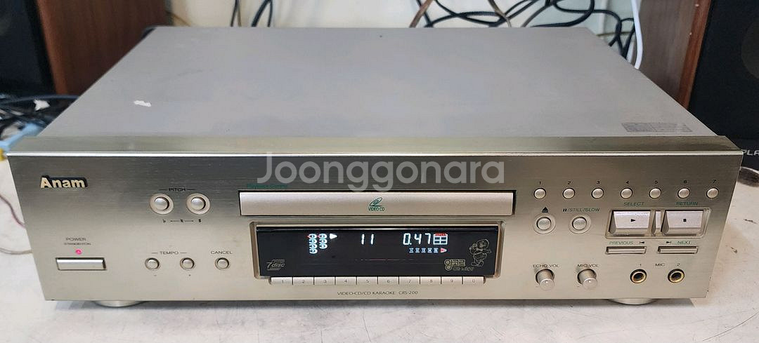 아남crs-200 cd플레이 cd체이저--1