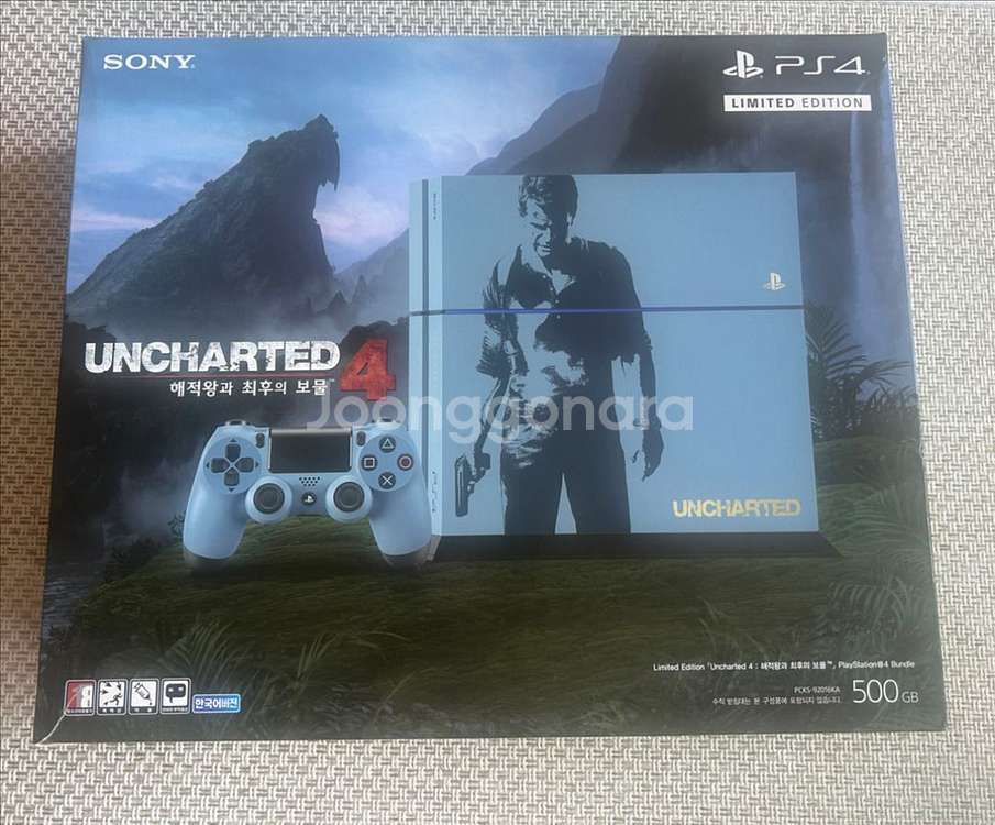 ps4 언챠티드4 콘솔셋--0