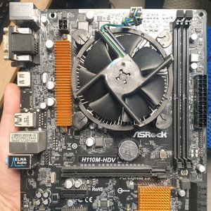 i5 6600 + 에즈락 h110m hdv