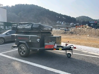 기블리 캠핑트레일러 카고 루프탑텐트 포함--7