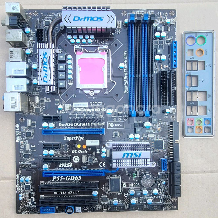 MSI P55-GD65 중고 메인보드 판매합니다.--0