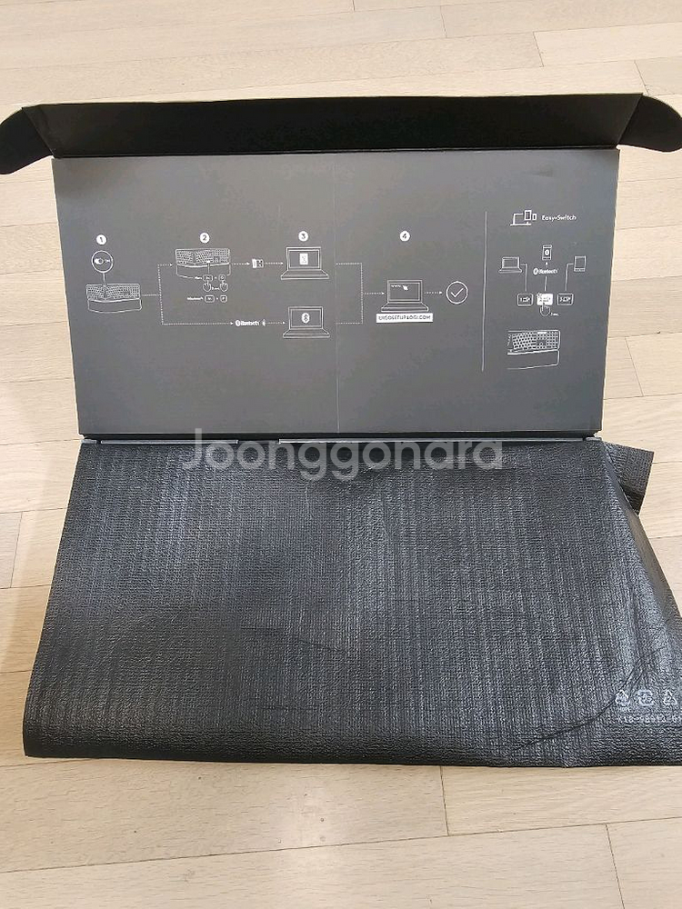 로지텍 인체공학 ergo k860 키보드. 국내 정발--4