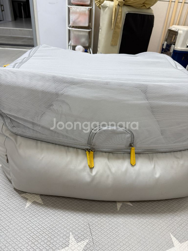 엘르독 카방이 라지 라이트그레이 강아지 카시트 방석 L--2