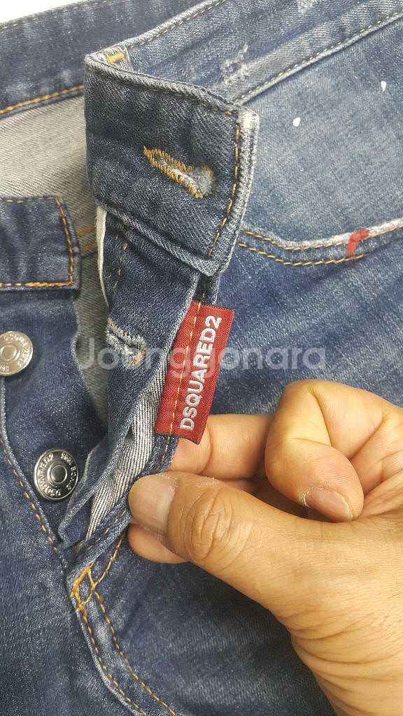 디스퀘어드2 정품(사방스판) 여름청바지 34인치--4