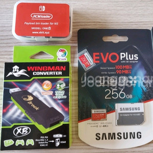 스위치 로더 윙맨 삼성 Evo 256gb 미개봉