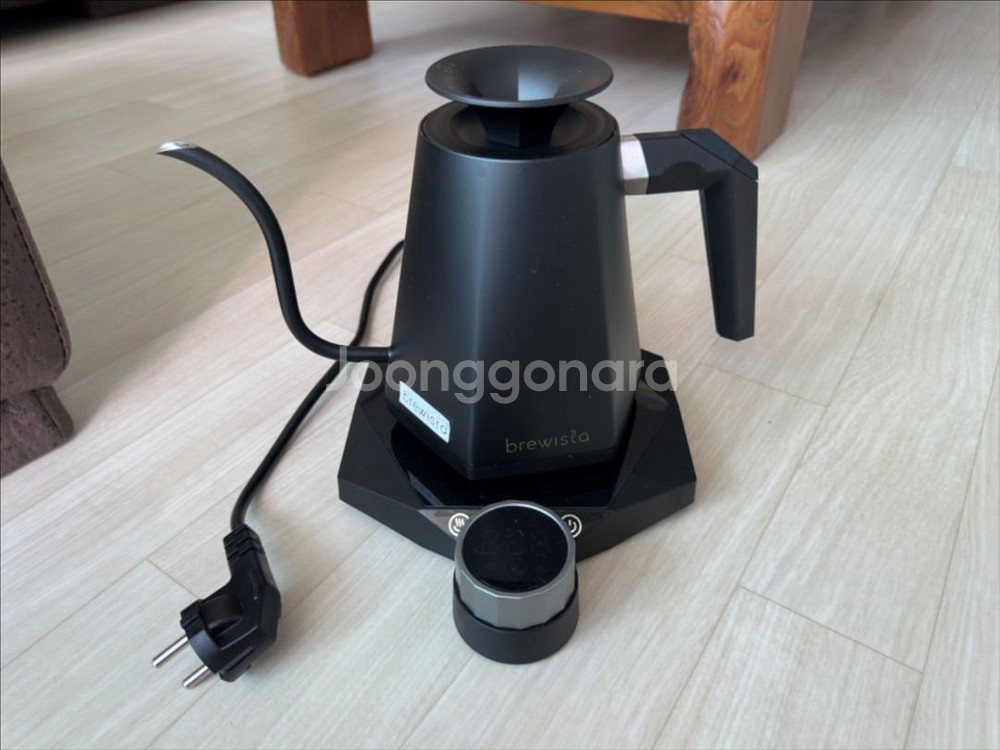 브뤼스타 X시리즈 전기드립포트 800ml 매트블랙--0