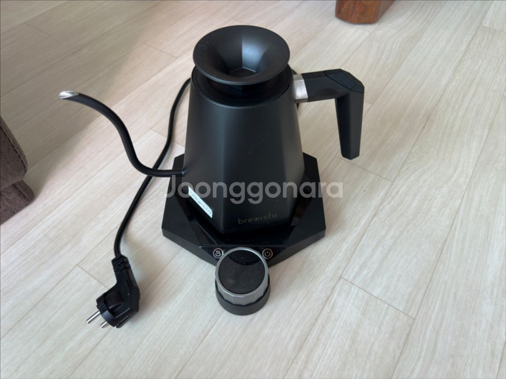 브뤼스타 X시리즈 전기드립포트 800ml 매트블랙--3