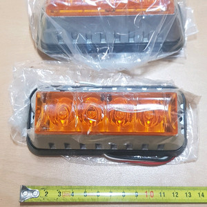 파박이 써치 LED 싸이키램프 황색 12V 24V