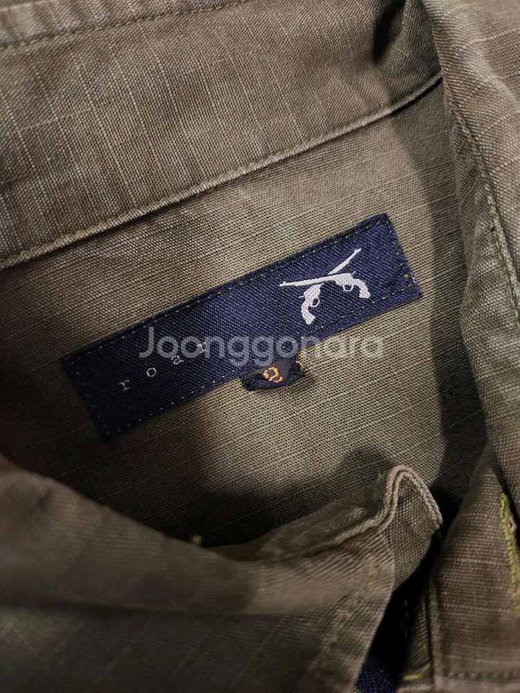 로아 올리브 카키 아카이브 더블 지퍼 리거드 재킷--8
