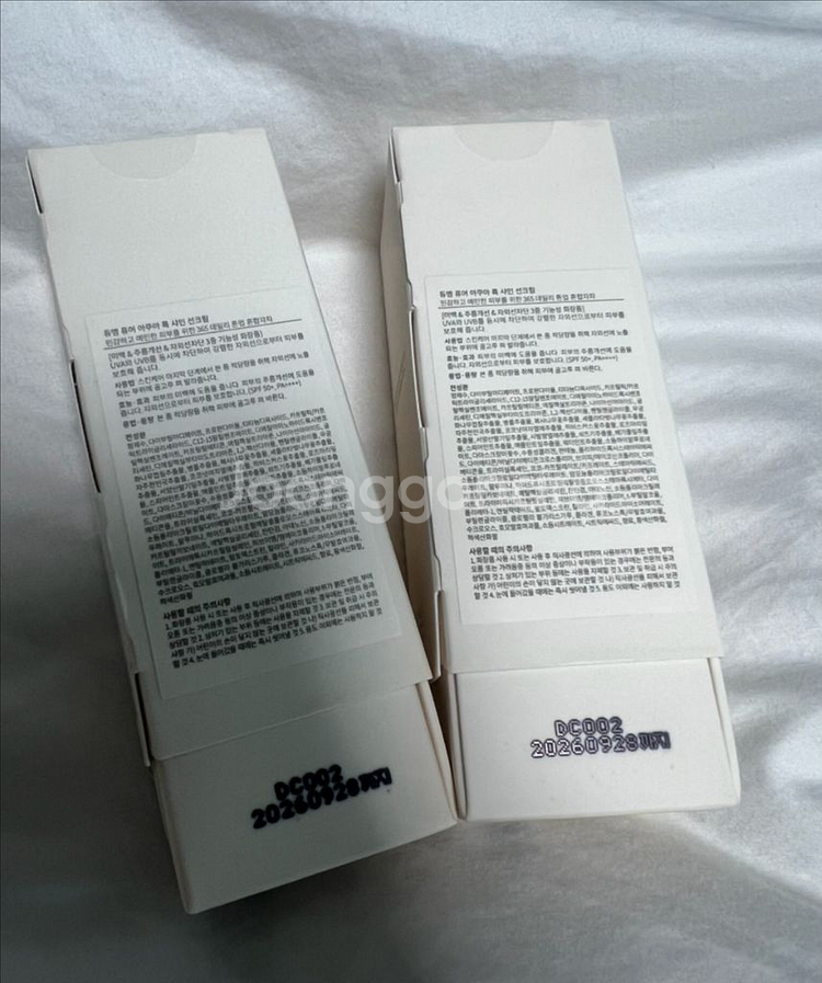 듀엠 퓨어 아쿠아 톡 선 에센스 50ml 새상품--2