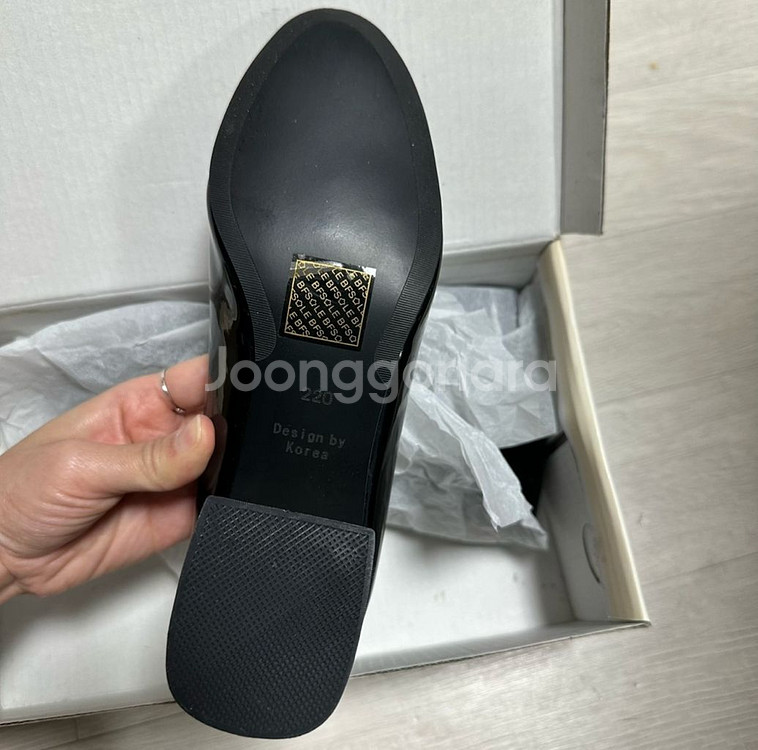 미들 힐 구두 5cm 새상품 220사이즈--2
