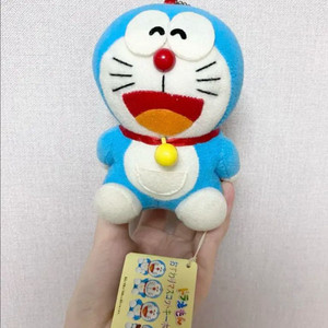 빈티지 고전 웃는 도라에몽 파란에몽 인형 키링