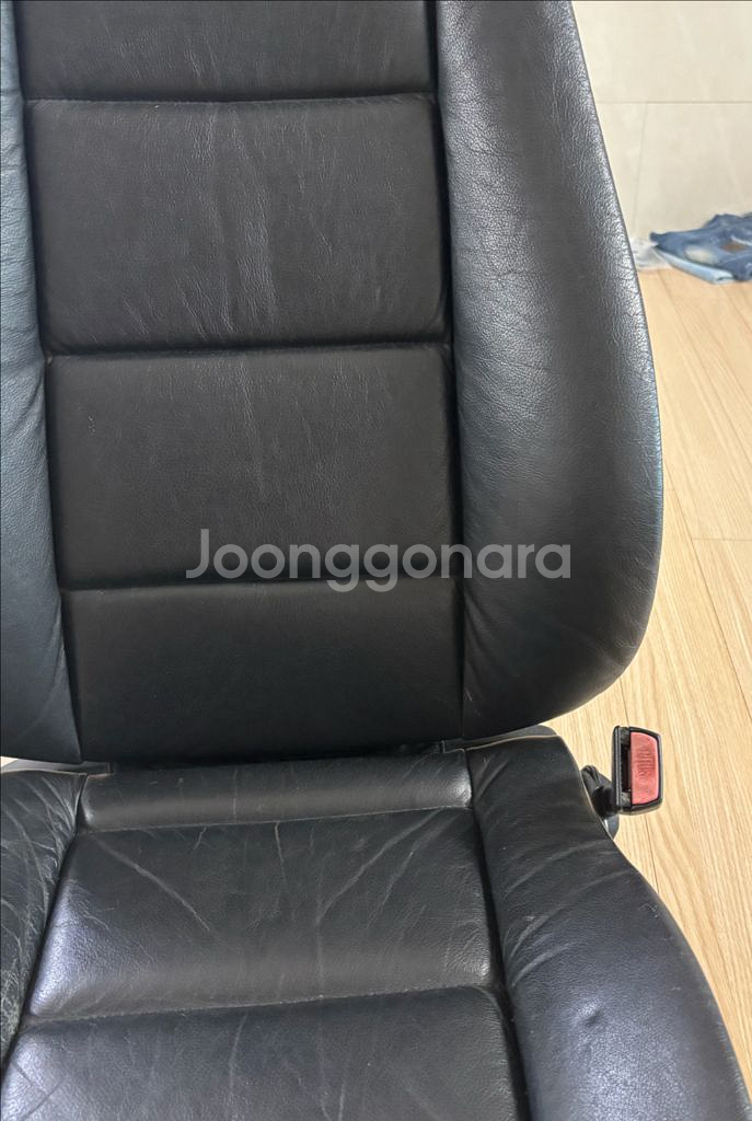 BMW E36 순정 가죽 시트 전동 운전석 조수석--4