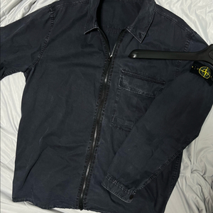 [XL] 20ss 스톤아일랜드 오버셔츠 네이비