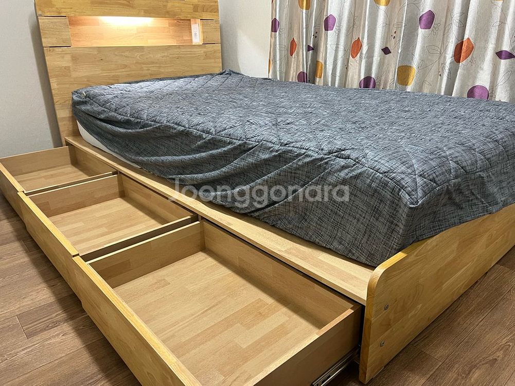 침대 매트리스 포함 판매합니다.--4