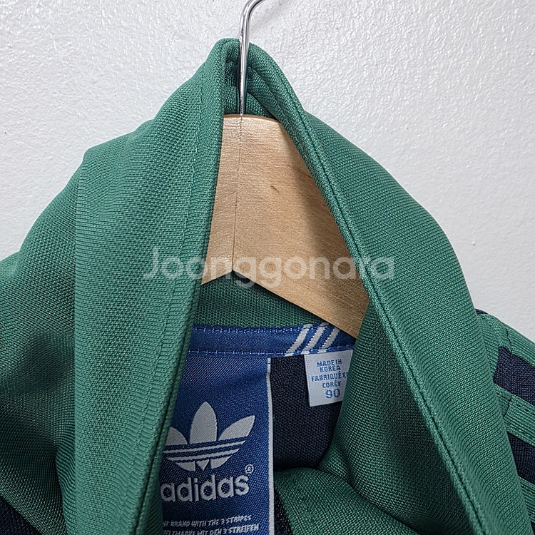 [ADIDAS] 여성 유로파 트랙탑 네이비그린 90--3