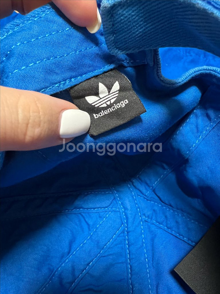 (새상품)발렌시아가모자 아디다스x발렌시아가 볼캡 블루L--3