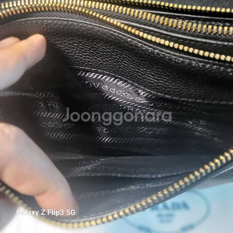 프라다 클러치백 천연가죽 새상품입니다--5