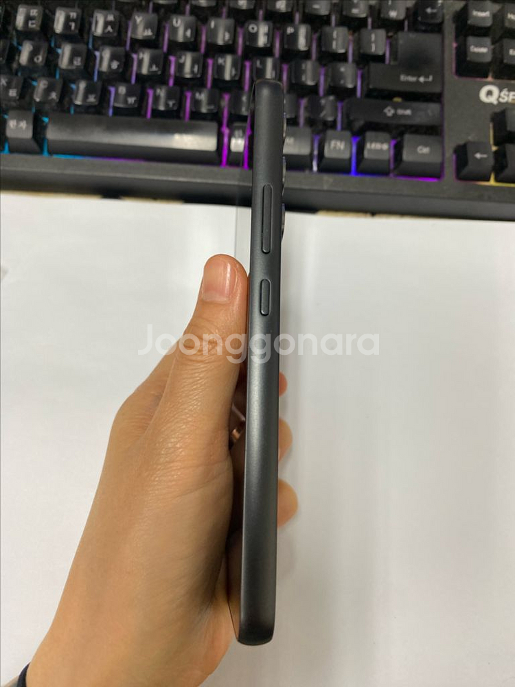 SK 갤럭시퀀텀4 외관SS급 블랙 128G 개통24년5--6
