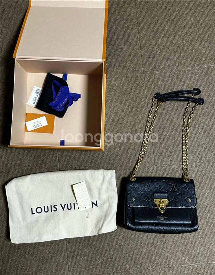 루이비통 바뱅 BB 블랙 M44550 정품 박스 풀구성--1