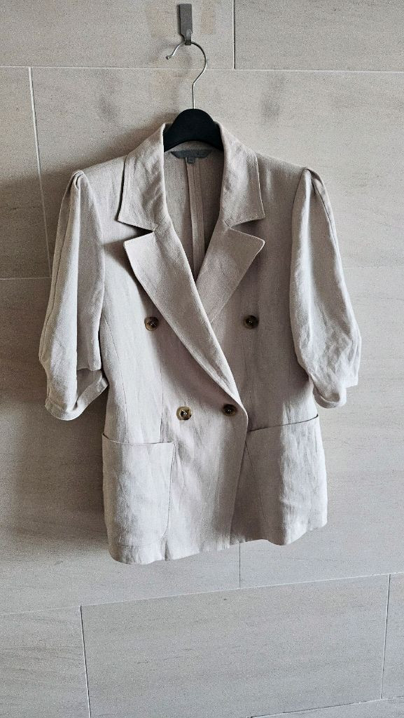 (정품) 지컷 린넨 자켓--2