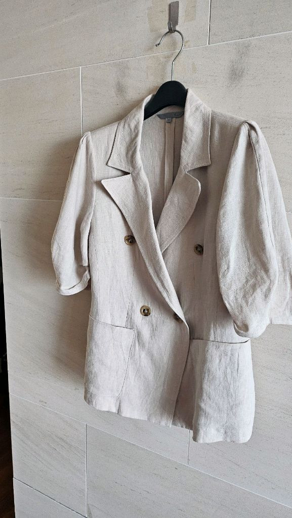 (정품) 지컷 린넨 자켓--3