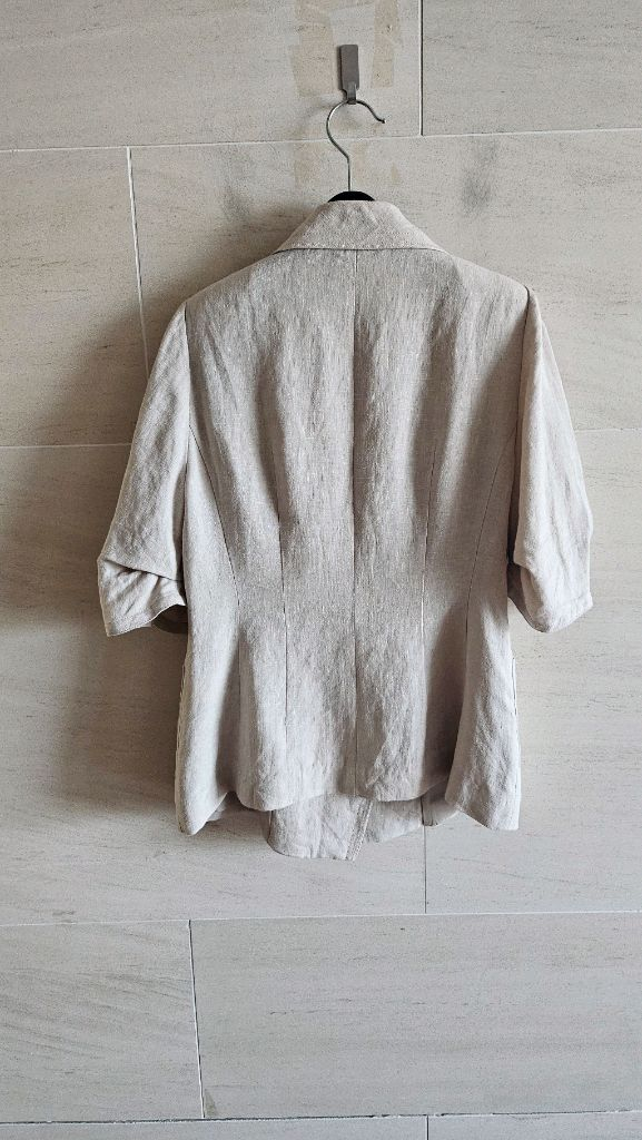 (정품) 지컷 린넨 자켓--7