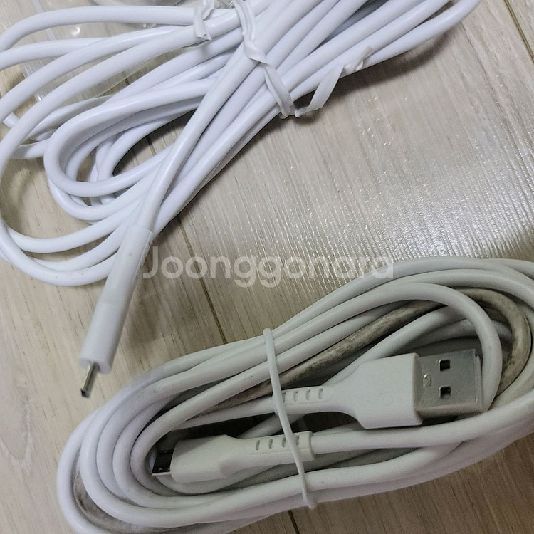 (일괄 8개) 5핀 usb 충전 케이블 휴대폰 전자기기--3