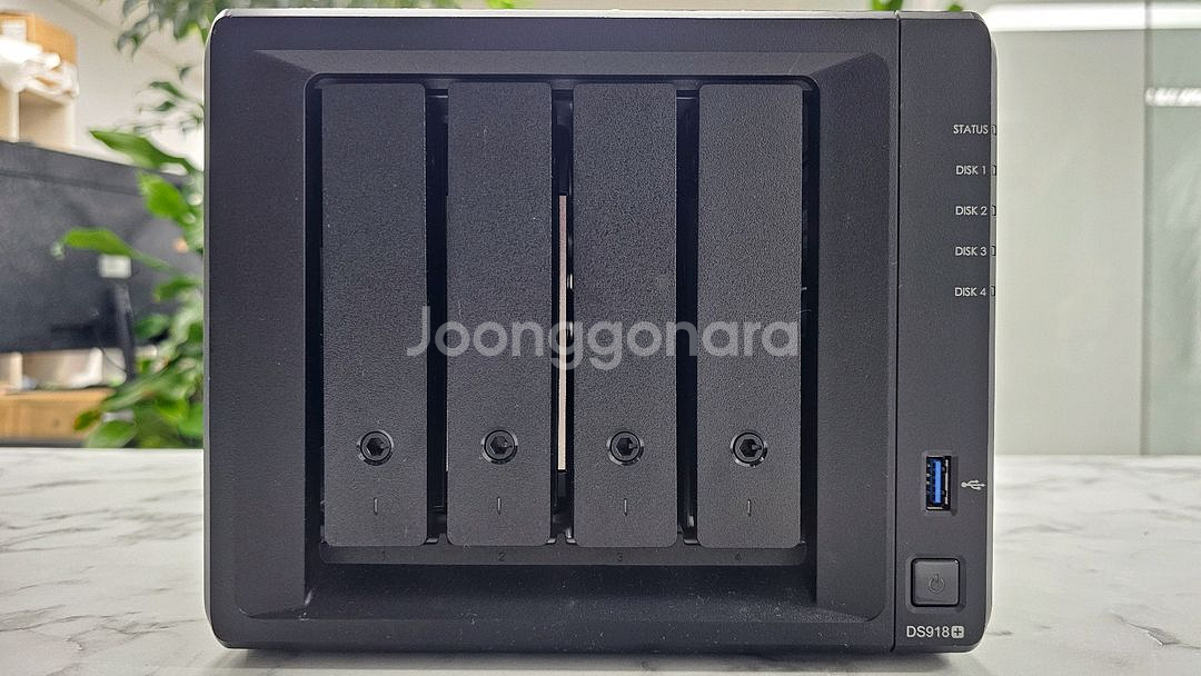 시놀로지 DS918+ 16G NAS 64TB HDD--1