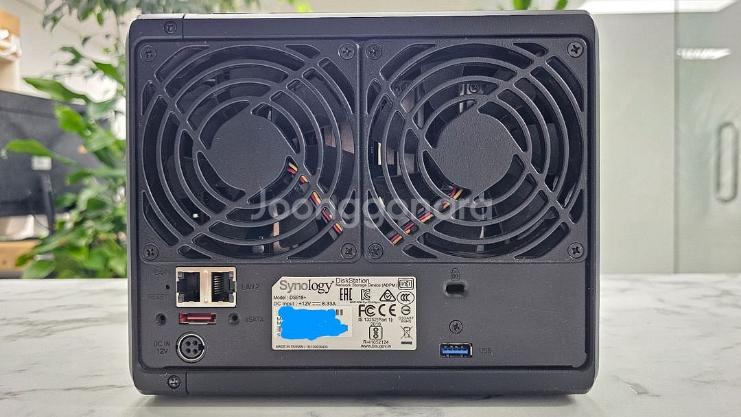 시놀로지 DS918+ 16G NAS 64TB HDD--4