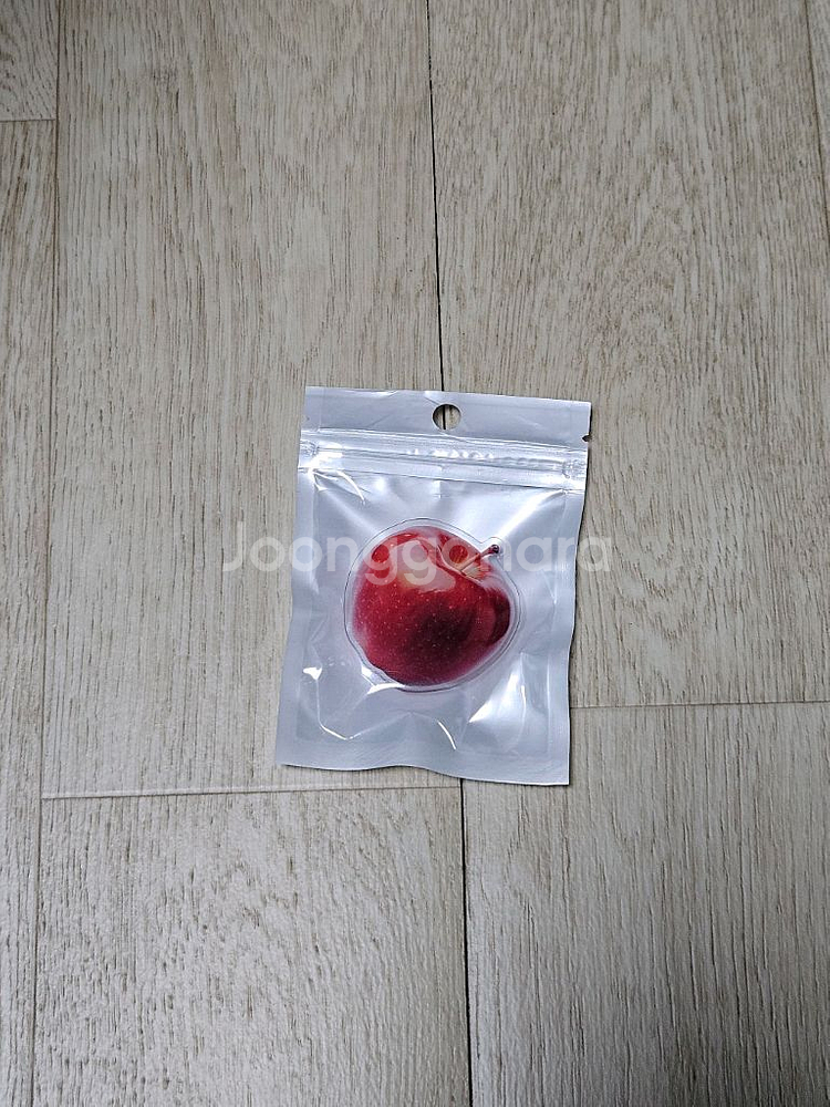 사과 모양 그립톡 새상품--1
