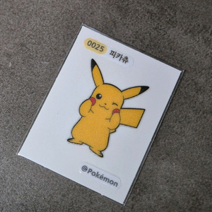포켓몬 윙크 피카츄 띠부씰