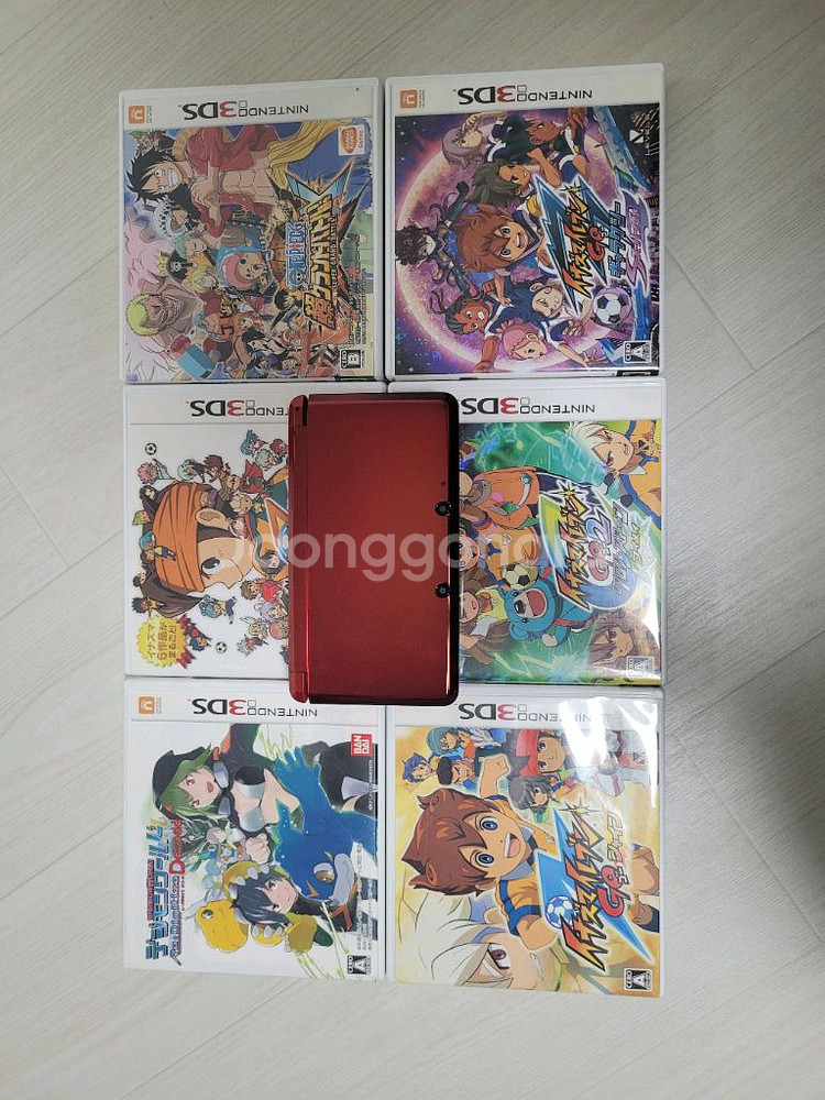 일본판 닌텐도 3ds + 이나즈마일레븐등 타이틀 팝니다--0