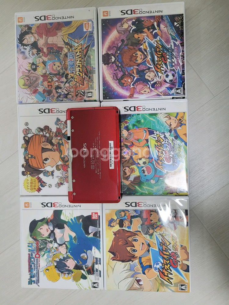 일본판 닌텐도 3ds + 이나즈마일레븐등 타이틀 팝니다--1
