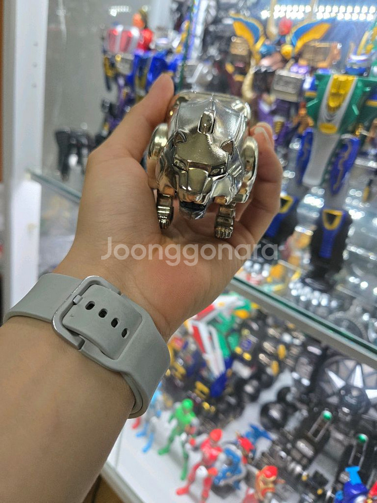 정글포스 백수전대 ,가오렌쟈 커머스트 실버 도금 곰--1