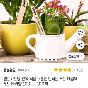 (구매자나눔) 식물 이름표 네임텍 10개